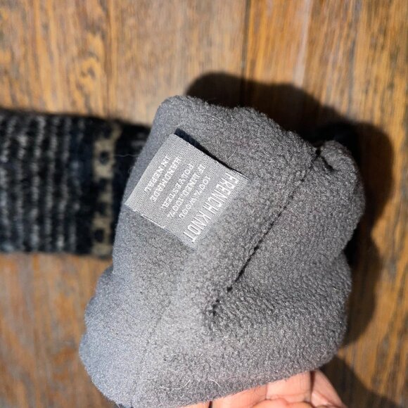 FRENCH KNOT wool 12" hand warmers/fleece lined - Picture 7 of 9